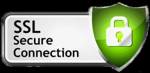 You are securely connected with an encrypted SSL Secure Socket Layer